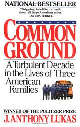 Cover of 'Common Ground': a school bus with a big squadron of police standing in front of it
