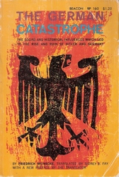 A Reichsadler on a flaming red background -- essentially as though the German Reich is being torched.