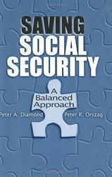 The title with 'Saving' in black, 'Social Security' in white, and a jigsaw-puzzle background. 'A balanced approach' is the missing piece to the jigsaw puzzle. DO YOU GET IT.