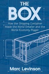 Cover of _The Box_: blueprint of a shipping container.